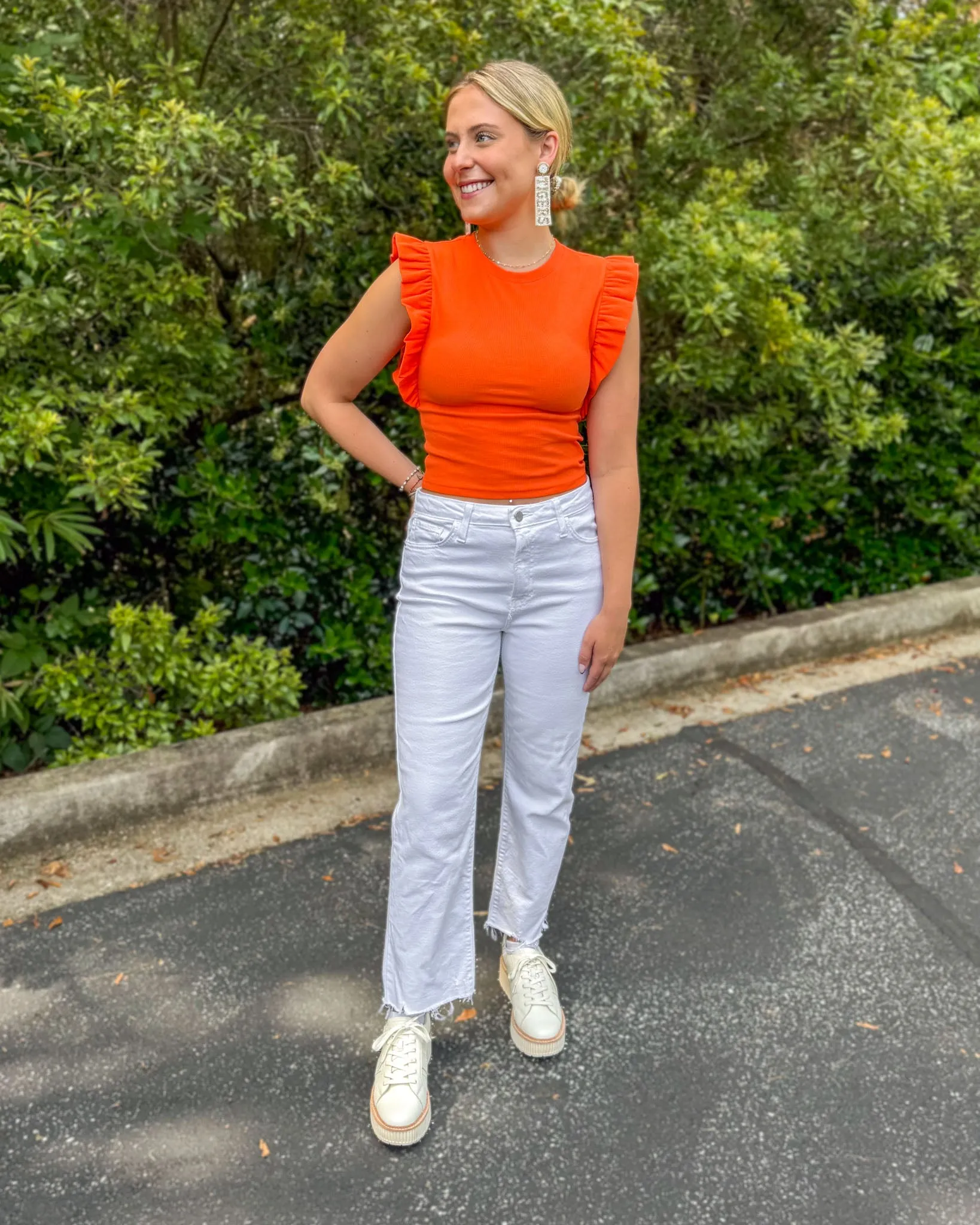 Summer Clementine Top