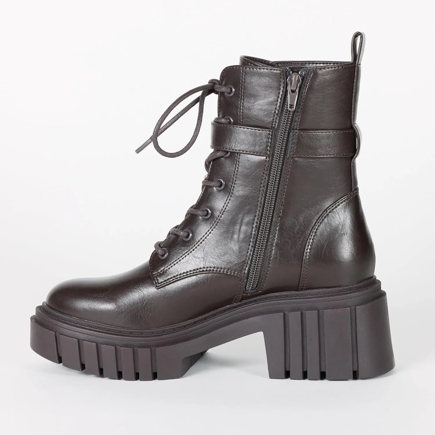 The Drop Women's Koi Lace Up Platform Combat Boots