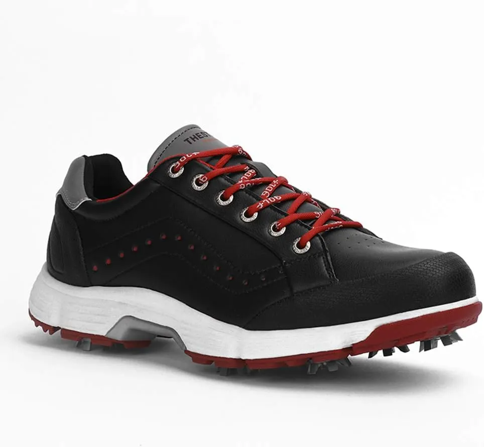 THESTRON 2021 Men Golf Shoes Professional Spikes Golf Sport Sneakers Waterproof Mens Trainers Golfing