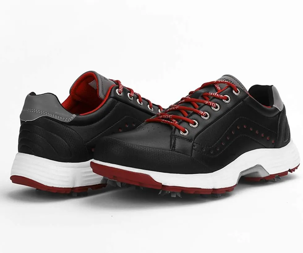 THESTRON 2021 Men Golf Shoes Professional Spikes Golf Sport Sneakers Waterproof Mens Trainers Golfing