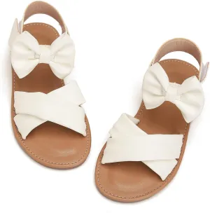 Toddler Girls Sandals Summer Flats Dress Shoes for Baby Little Kids Girl
