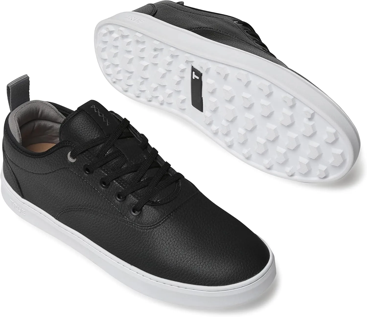 TRUE Linkswear FS-01 Men's Sneakers - Weather Resistant, Eco-Genuine Leather, Classic Style for All-Day Wear