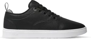 TRUE Linkswear FS-01 Women's Sneakers - Weather Resistant, Eco-Genuine Leather, Classic Style for All-Day Wear, Black