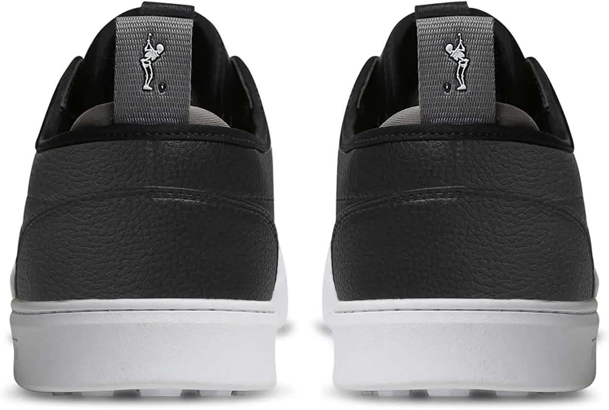 TRUE Linkswear FS-01 Women's Sneakers - Weather Resistant, Eco-Genuine Leather, Classic Style for All-Day Wear, Black