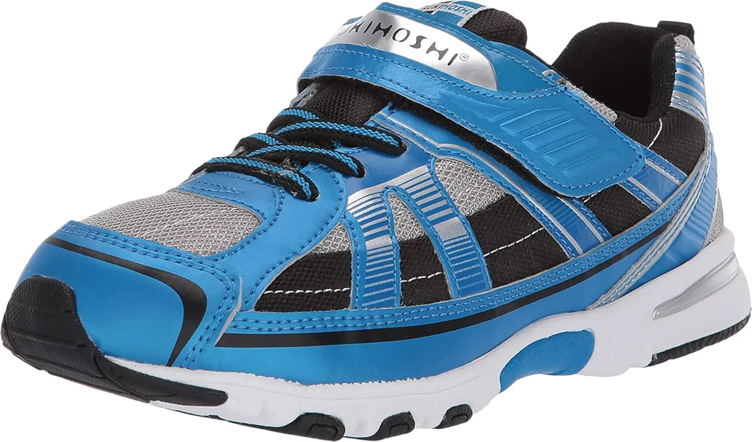 TSUKIHOSHI 3570 STORM Strap-Closure Machine-Washable Child Sneaker Shoe with Wide Toe Box and Slip-Resistant, Non-Marking Outsole - For Toddlers and Little Kids, Ages 1-8