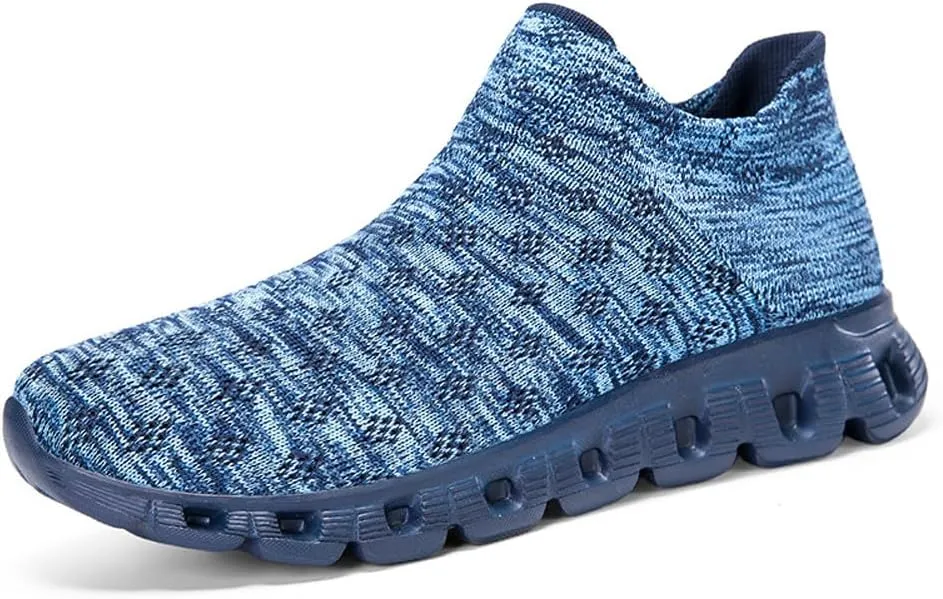 Unisex Lightweight Silp On Soft Mesh Sock Sneakers Breathable Fitness Gym Walking Shoes