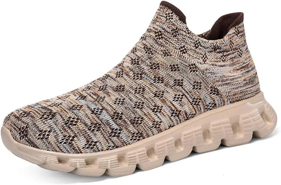 Unisex Lightweight Silp On Soft Mesh Sock Sneakers Breathable Fitness Gym Walking Shoes