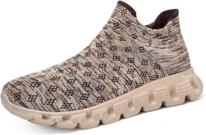 Unisex Lightweight Silp On Soft Mesh Sock Sneakers Breathable Fitness Gym Walking Shoes