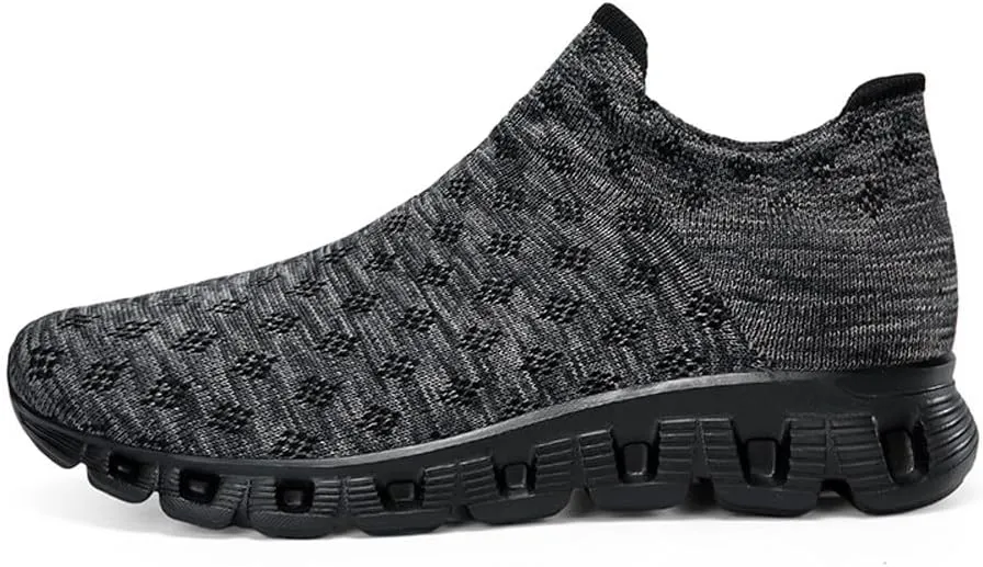 Unisex Lightweight Silp On Soft Mesh Sock Sneakers Breathable Fitness Gym Walking Shoes