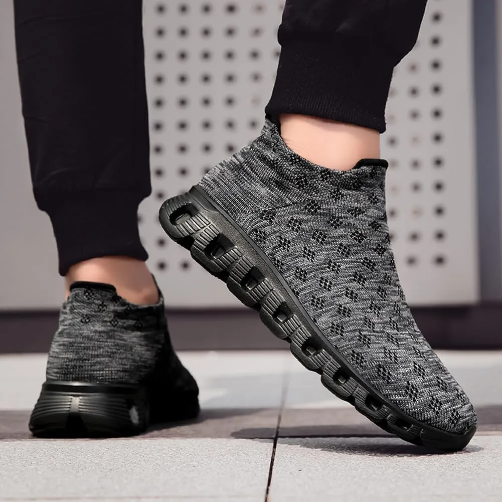 Unisex Lightweight Silp On Soft Mesh Sock Sneakers Breathable Fitness Gym Walking Shoes