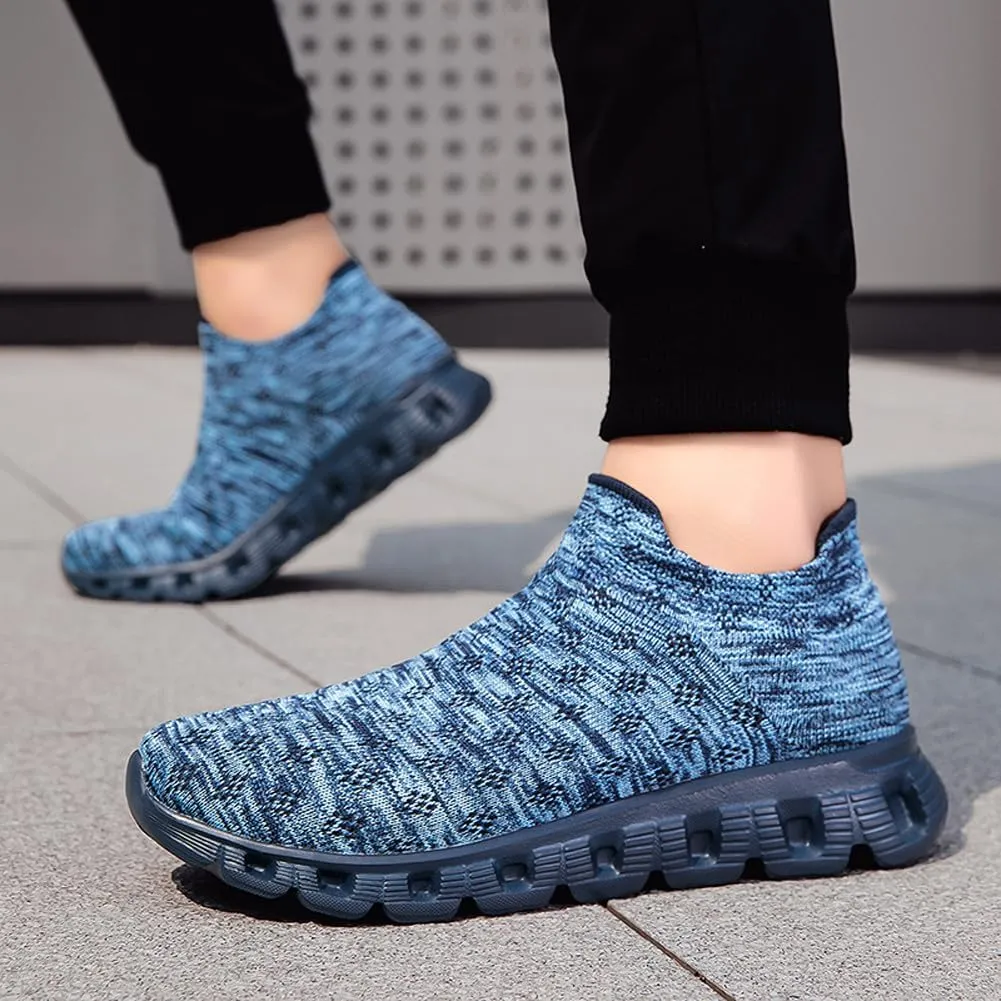 Unisex Lightweight Silp On Soft Mesh Sock Sneakers Breathable Fitness Gym Walking Shoes