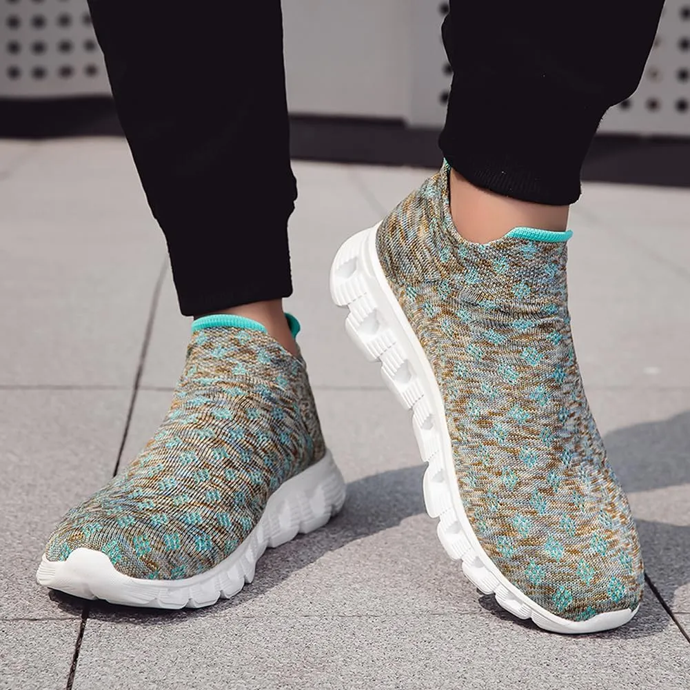 Unisex Lightweight Silp On Soft Mesh Sock Sneakers Breathable Fitness Gym Walking Shoes