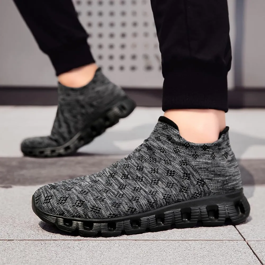 Unisex Lightweight Silp On Soft Mesh Sock Sneakers Breathable Fitness Gym Walking Shoes