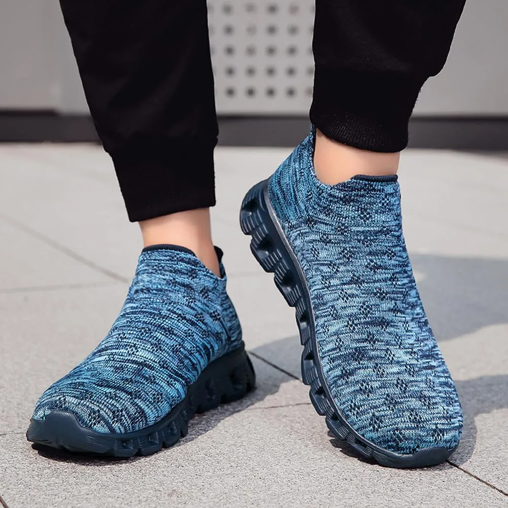 Unisex Lightweight Silp On Soft Mesh Sock Sneakers Breathable Fitness Gym Walking Shoes