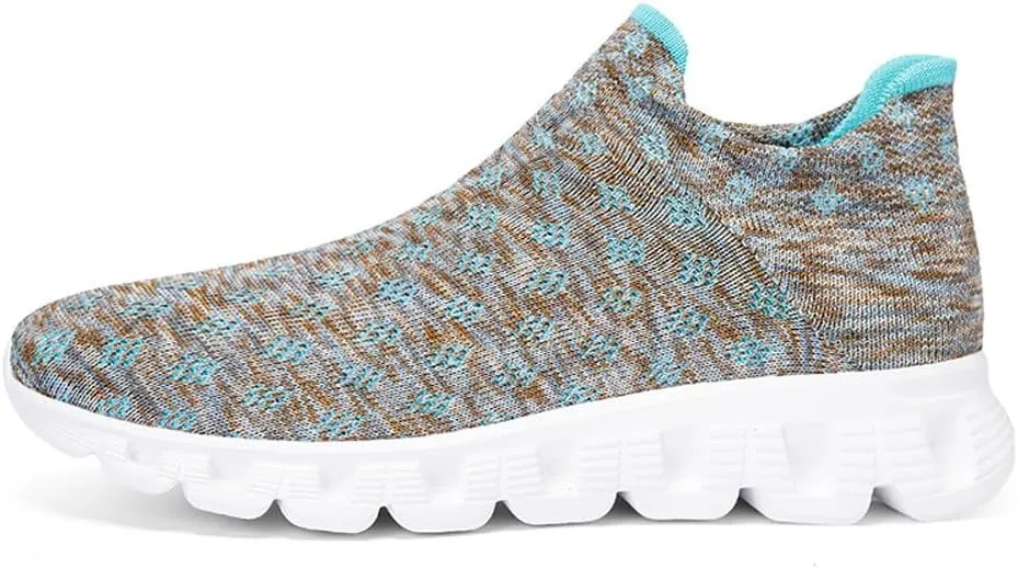 Unisex Lightweight Silp On Soft Mesh Sock Sneakers Breathable Fitness Gym Walking Shoes
