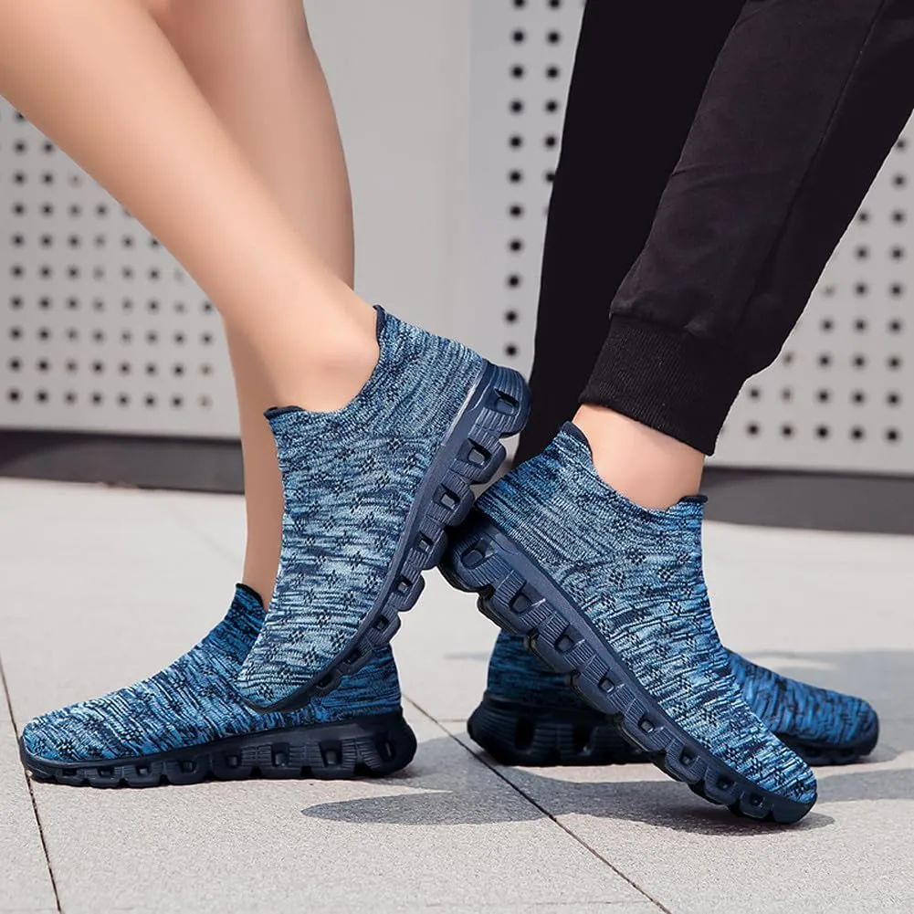 Unisex Lightweight Silp On Soft Mesh Sock Sneakers Breathable Fitness Gym Walking Shoes