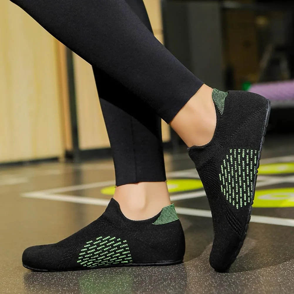 Unisex Lightweight Soft Mesh Indoor Sock Sneakers Breathable Fitness Gym Walking Yoga Shoes