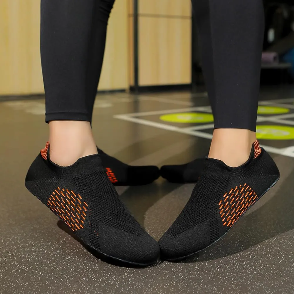Unisex Lightweight Soft Mesh Indoor Sock Sneakers Breathable Fitness Gym Walking Yoga Shoes