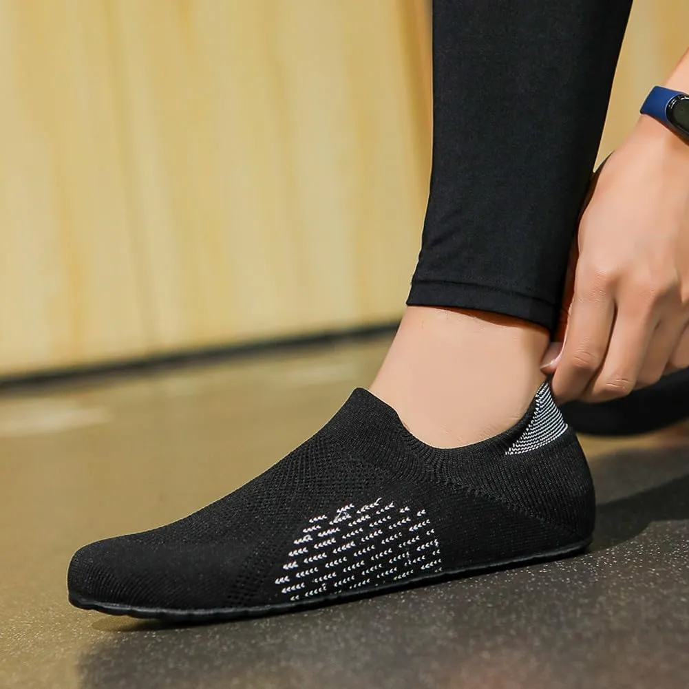 Unisex Lightweight Soft Mesh Indoor Sock Sneakers Breathable Fitness Gym Walking Yoga Shoes