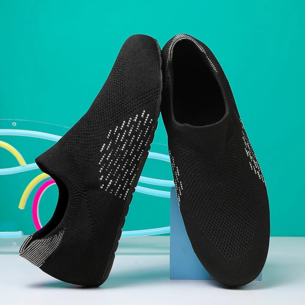 Unisex Lightweight Soft Mesh Indoor Sock Sneakers Breathable Fitness Gym Walking Yoga Shoes