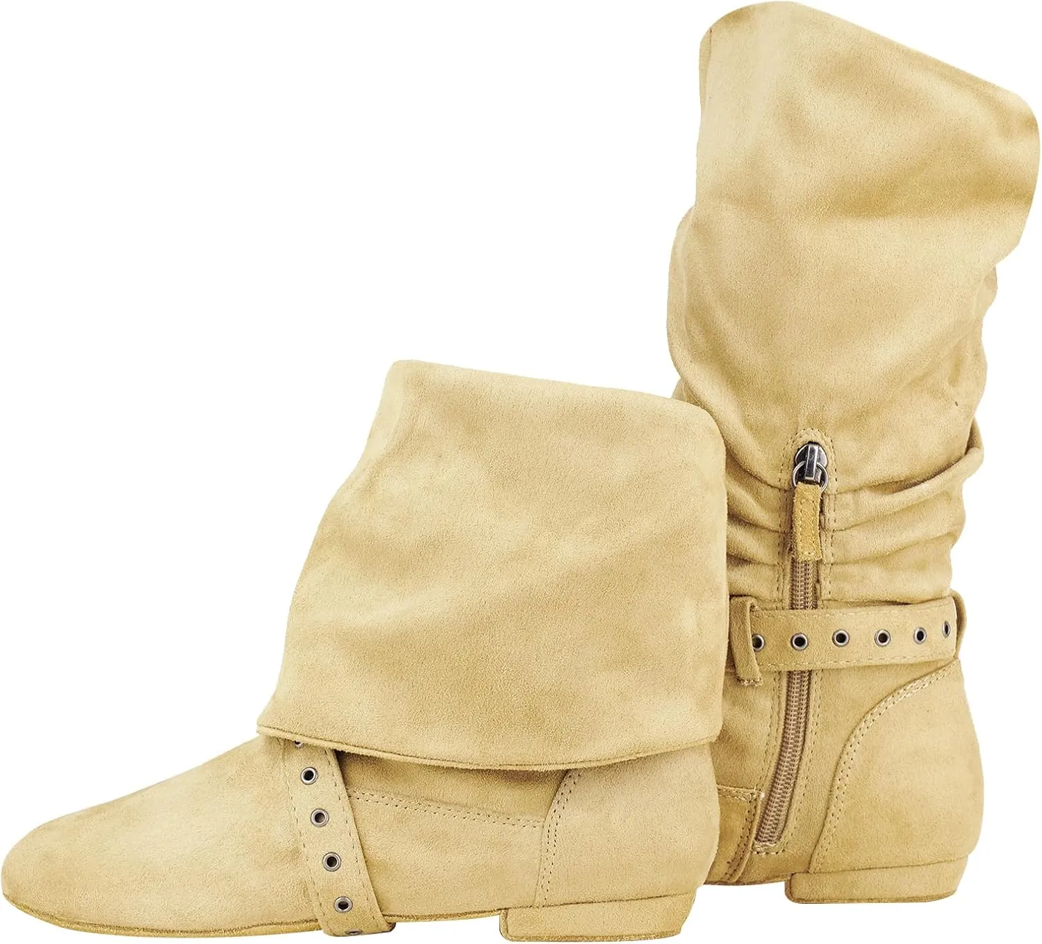 Urban Step Dance Line Shoes Suede Sole Boot Step Women Latin Dance Boots Salsa Shoe Long Warm Up Line Shoes West Coast Swing Dance Boots
