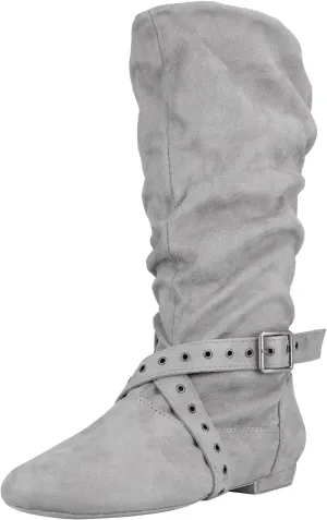 Urban Step Dance Line Shoes Suede Sole Boot Step Women Latin Dance Boots Salsa Shoe Long Warm Up Line Shoes West Coast Swing Dance Boots