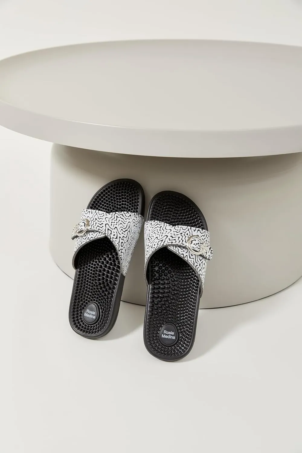 Vegan Leather Reflexology Massage Sandals - Indoor Sandals