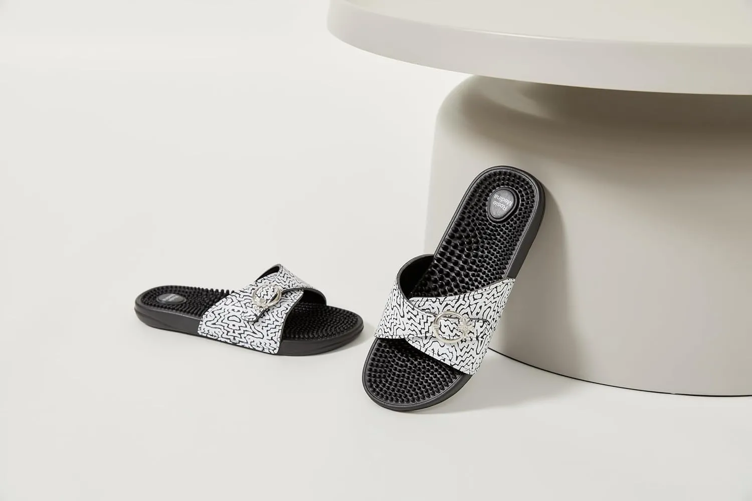 Vegan Leather Reflexology Massage Sandals - Indoor Sandals