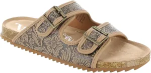 Very G Womens Berry 4 Fashion Slide Sandal