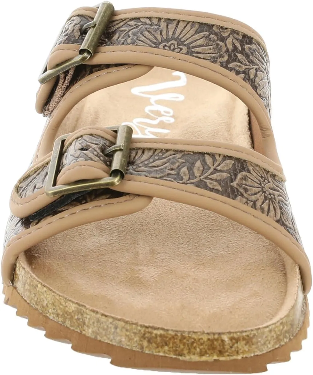 Very G Womens Berry 4 Fashion Slide Sandal