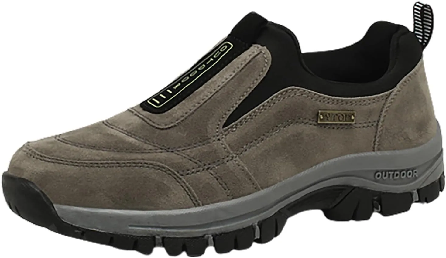 Walking Shoes For Men Slip-On Loafer Trekking Shoes Work Sneakers Waterproof Sneakers Hiking Sneakers Work Shoes