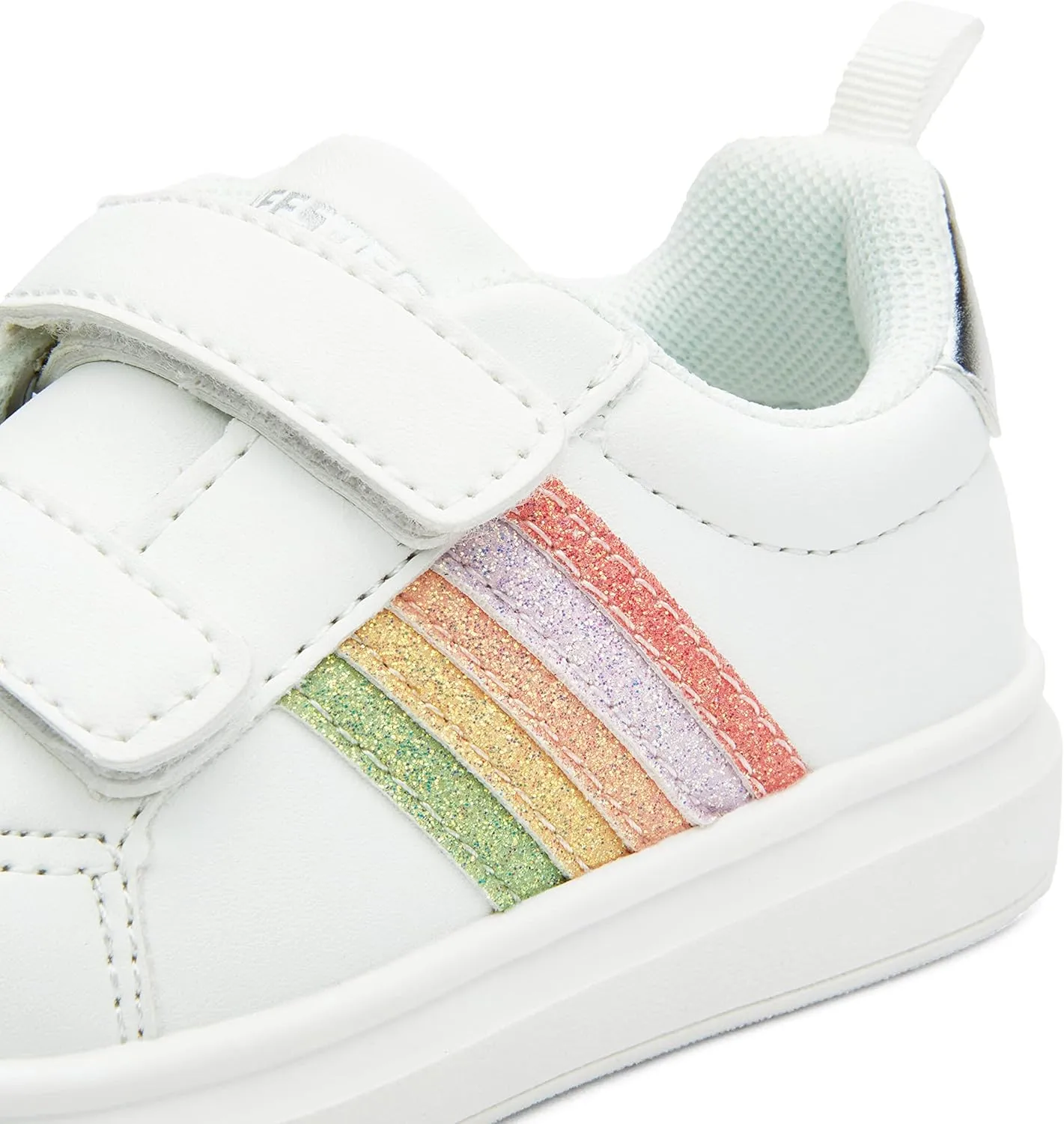 Weestep Girls Casual Slip On Comfort Fashion Sneaker Glitter Shoes for Toddler and Little Kid