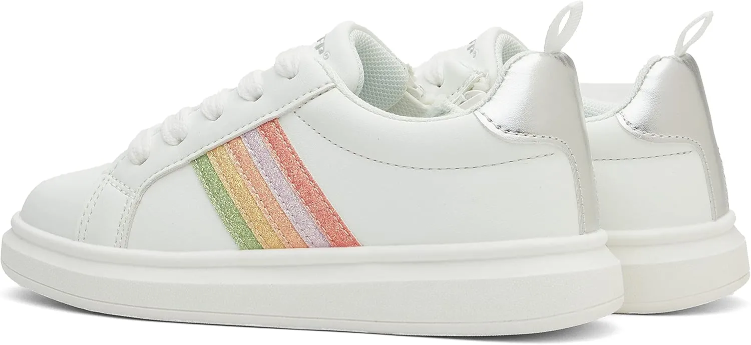 Weestep Girls Casual Slip On Comfort Fashion Sneaker Glitter Shoes for Toddler and Little Kid
