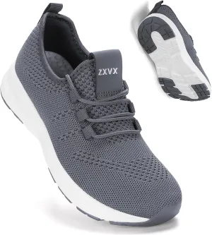 Wide Toe Box Shoes Women Non-Slip Wide Width Sneakers Ultra Light Extra Wide Road Running Shoes for Women Breathable Tennis Walking Gym Workout Trainer 6-12