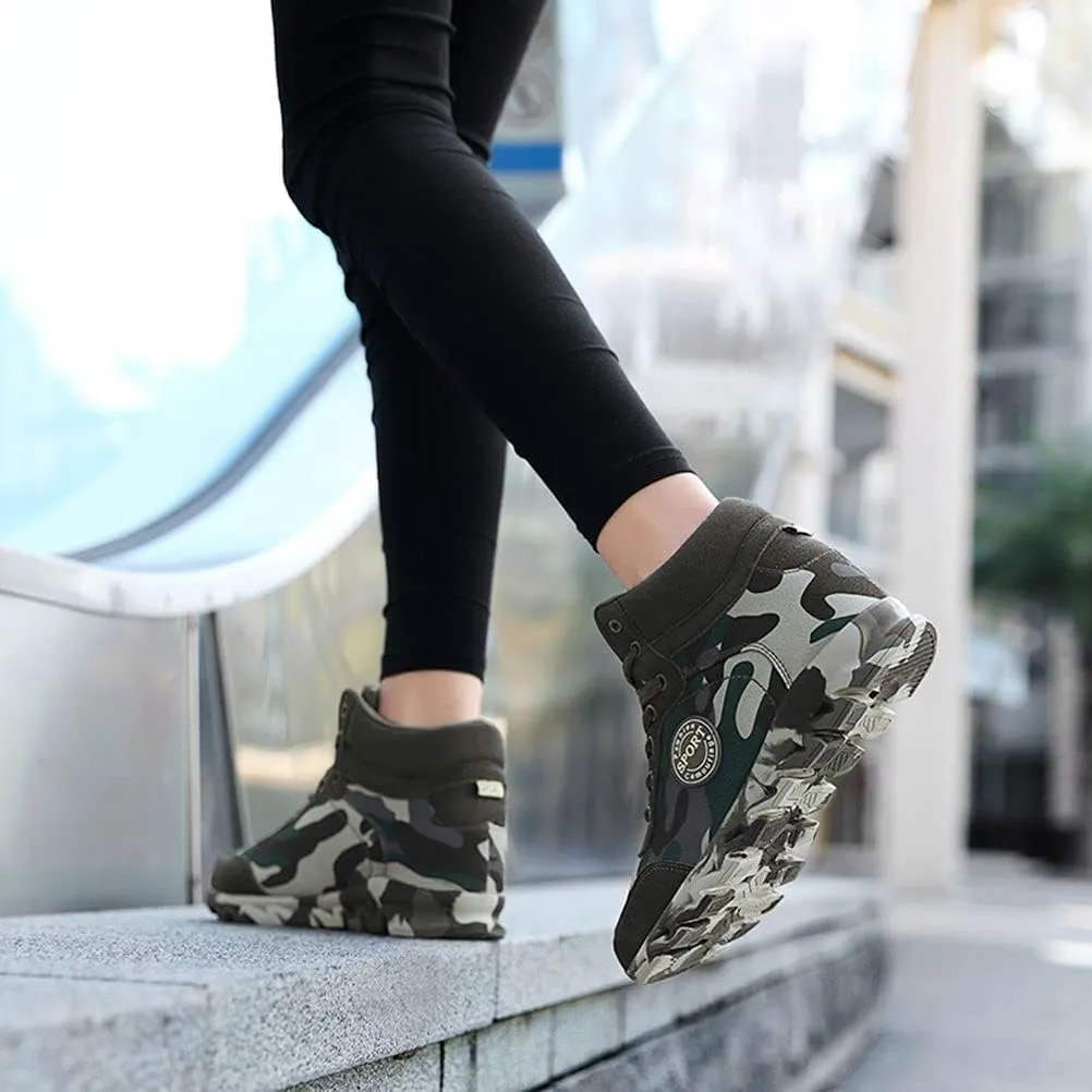 WILTENA Fashion Womens Invisible High-Heeled Sneakers Girls Wedge Platform Walking Casual Ladys Shoes