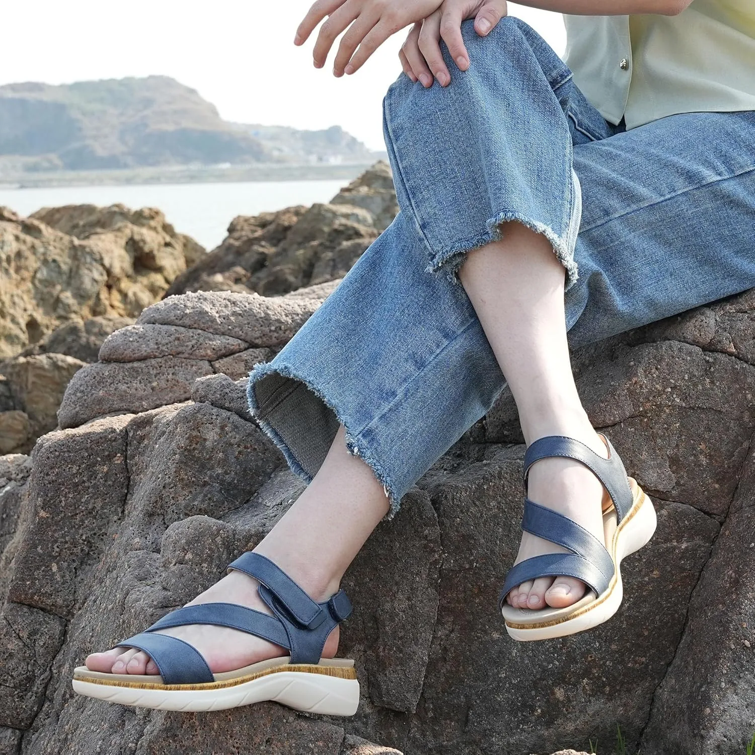 Women Arch Support Sandals Orthotic Comfortable Walking Sandals