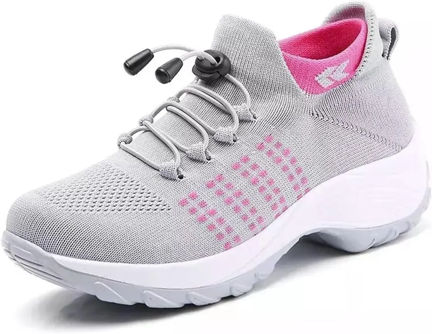 Women Tennis Running Shoes Walking Sneakers Orthopedic Quick Dry Lace Up Low Top Slip On Loafers Ladies Mesh Breathable Comfortable Soft Sole Shoe with Arch Support Footbed