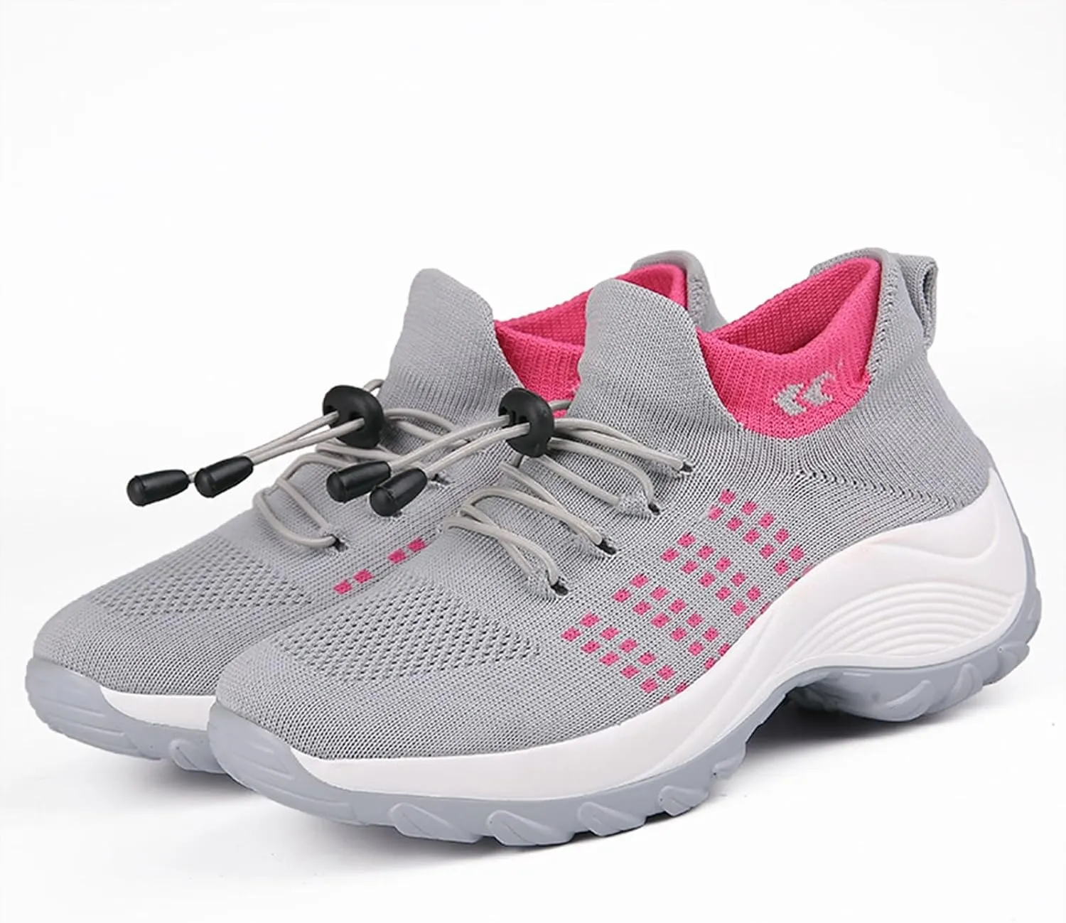 Women Tennis Running Shoes Walking Sneakers Orthopedic Quick Dry Lace Up Low Top Slip On Loafers Ladies Mesh Breathable Comfortable Soft Sole Shoe with Arch Support Footbed
