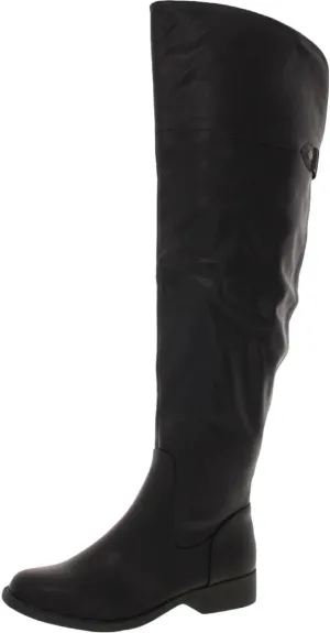 Womens Allicce Wide Calf Knee-High Boots