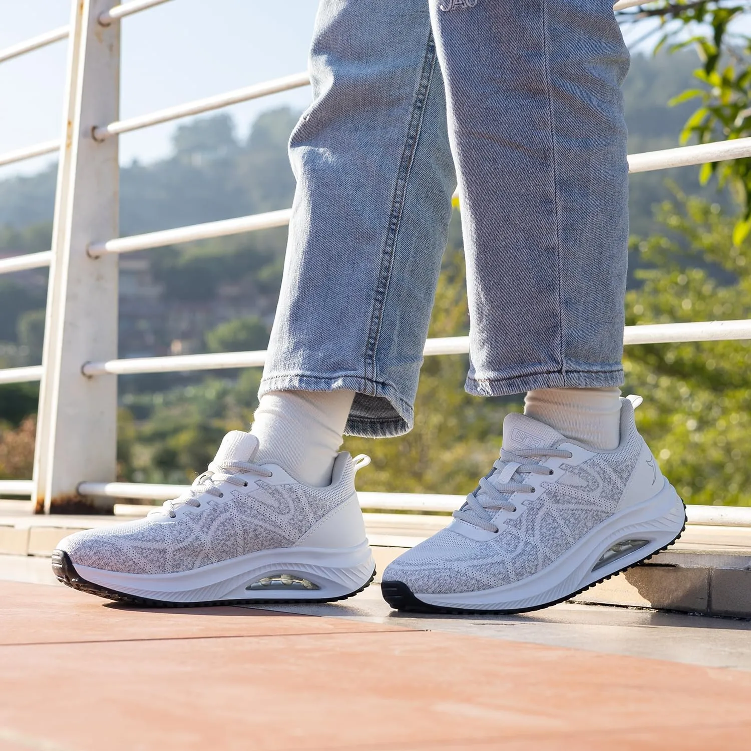 Women's Arch Support Walking Shoes Orthotic Tennis Comfortable Fashion Sneakers for Plantar Fasciitis Pain Relief All Day Standing US 6-11