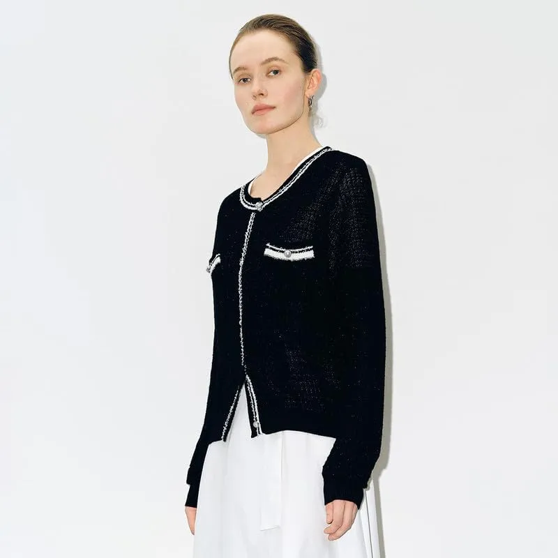 Womens Cardigan Sweaters 2025 Spring Long Sleeve Button Down Open Front Knitted Jackets