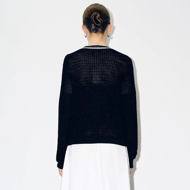 Womens Cardigan Sweaters 2025 Spring Long Sleeve Button Down Open Front Knitted Jackets