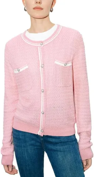 Womens Cardigan Sweaters 2025 Spring Long Sleeve Button Down Open Front Knitted Jackets