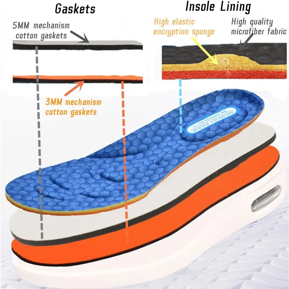 Women's Diabetic Shoes with Adjustable Closure Wide Width Edema Shoes Non-Slip Elderly Swollen Feet Walking Sneakers