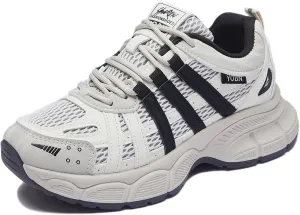 Women's Fashion Platform Sneakers Y2K Comfort Lightweight Breathable Walking Shoes Casual Sport Work Workout
