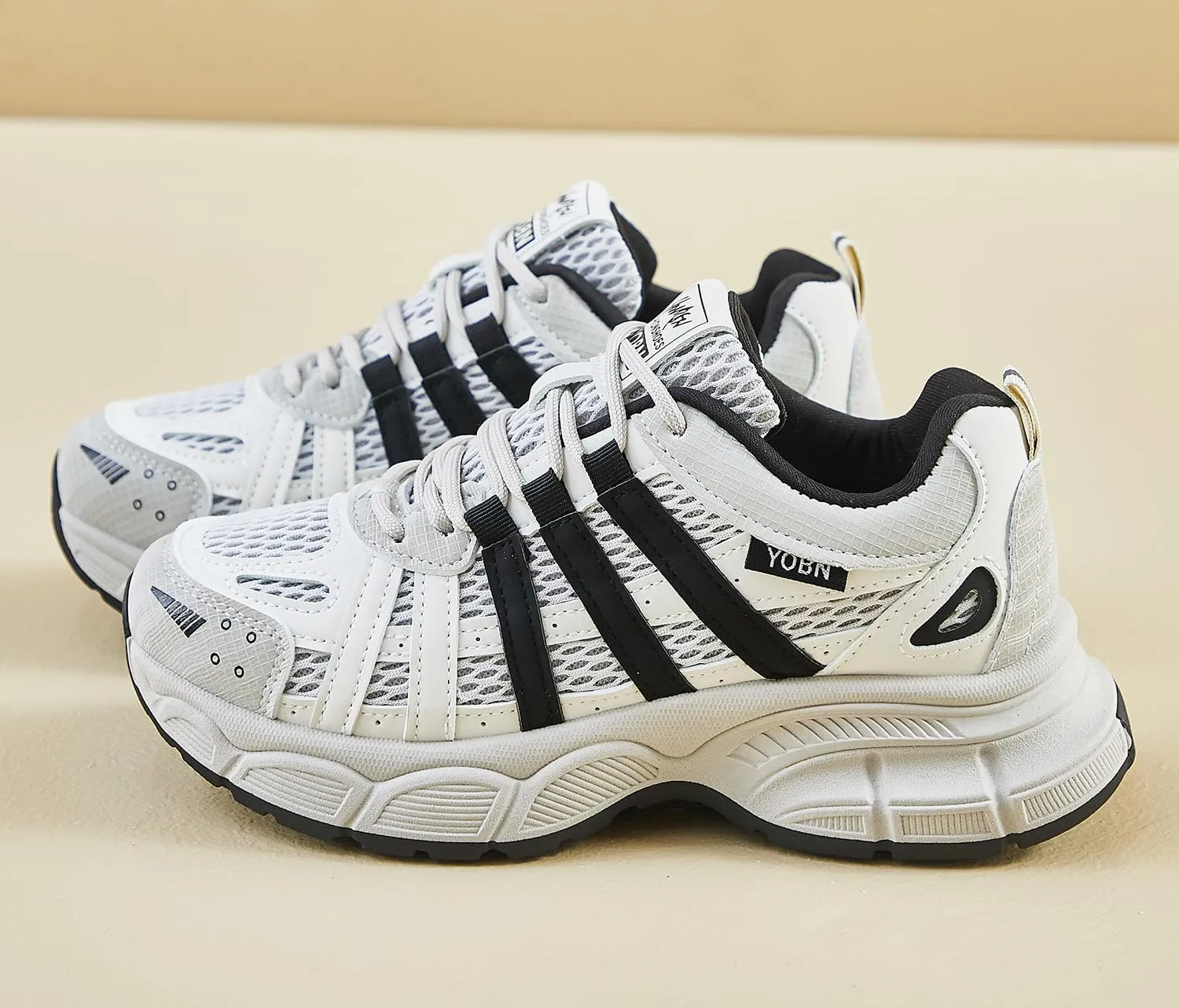 Women's Fashion Platform Sneakers Y2K Comfort Lightweight Breathable Walking Shoes Casual Sport Work Workout