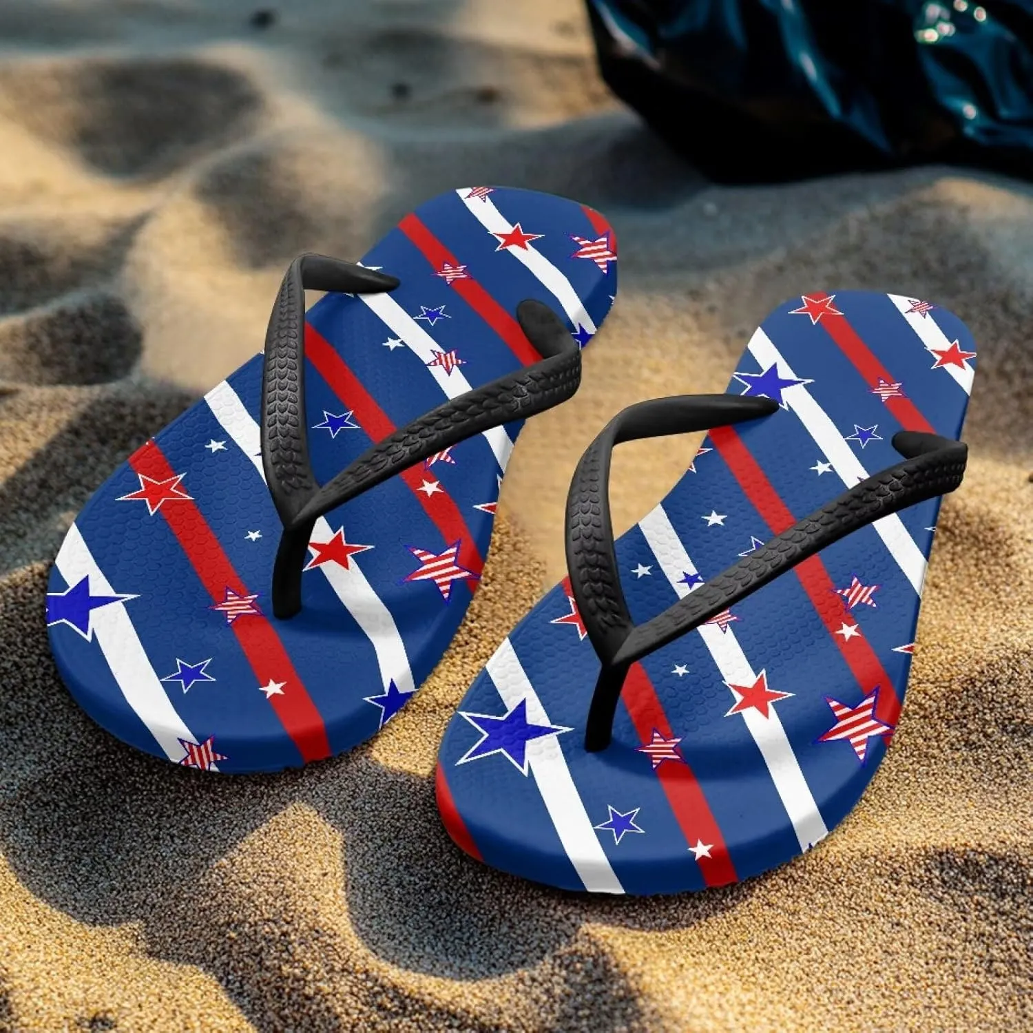 Women's Flip Flops Casual Thong Sandals Slip-On Slides, Shower Shoes with Cushioned Footbed for Walking, Daily Wear