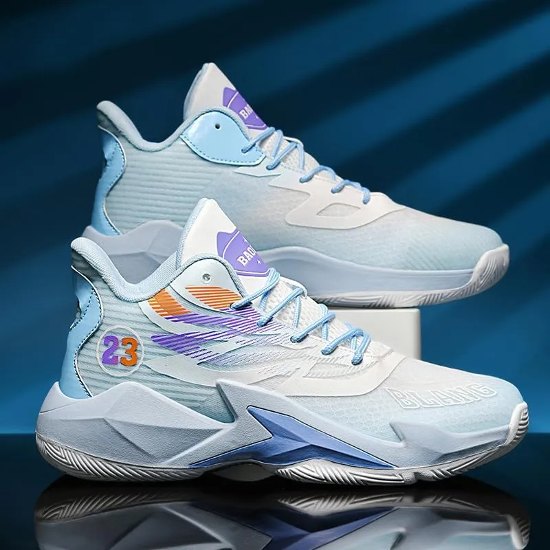 Womens Mens Basketball Shoes High Top Fashion Breathable Sneakers Lace Up Sport Volleyball Outdoor Non Slip Shoe