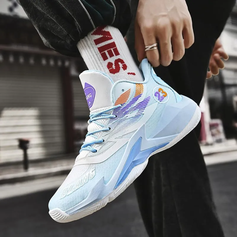 Womens Mens Basketball Shoes High Top Fashion Breathable Sneakers Lace Up Sport Volleyball Outdoor Non Slip Shoe