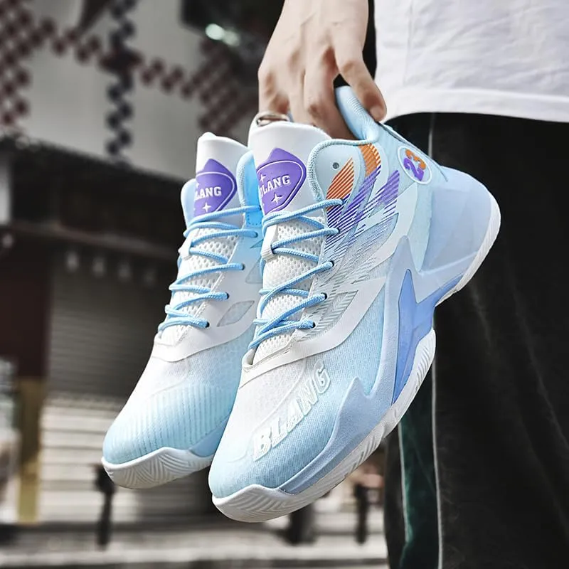 Womens Mens Basketball Shoes High Top Fashion Breathable Sneakers Lace Up Sport Volleyball Outdoor Non Slip Shoe